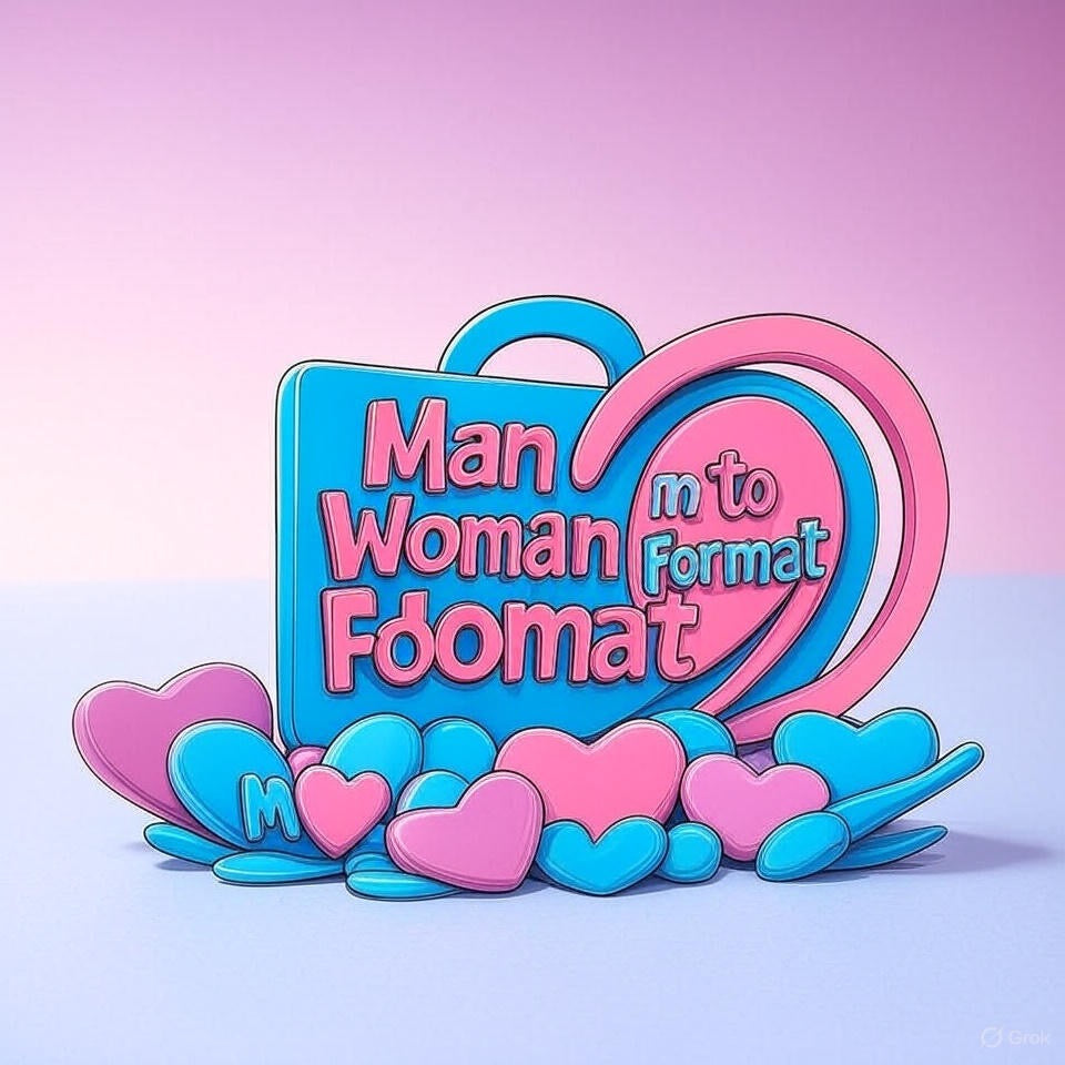 MAN TO WOMAN FORMAT