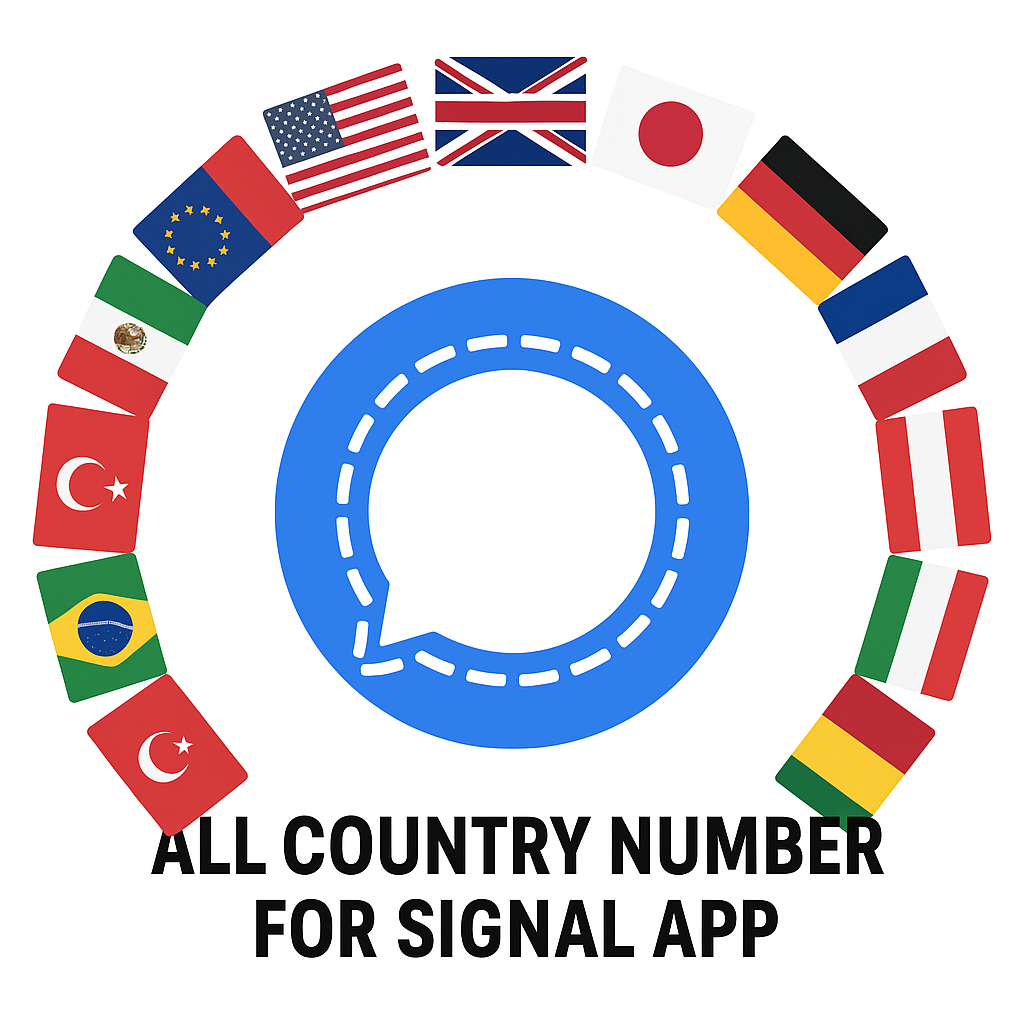 ALL COUNTRY NUMBER FOR SIGNAL APP