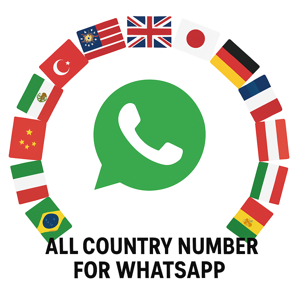 ALL COUNTRY NUMBER FOR WHATSAPP